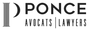 Logo de Ponce Avocats Lawyers en noir