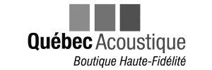 Logo Québec Acoustique, boutique audio haute-fidélité